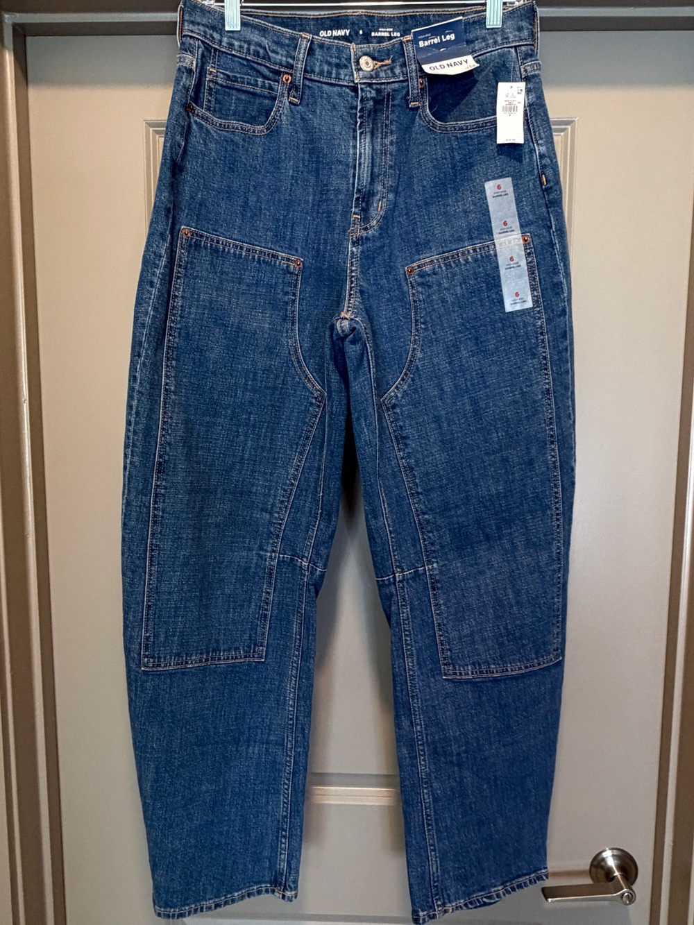 Old Navy High-Waisted Baggy Barrel Utility Jeans